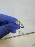 2.0 CT Moissanite Ring Size 10 Silver Tone Sparkling Statement Engagement Ring