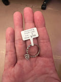 2.0 CT Oval Moissanite Ring Size 9 Silver Tone Engagement Promise Ring