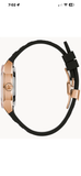 Bulova Latin GRAMMY 97A186 Automatic Rose Gold 38mm Open Heart Watch NEW IN BOX