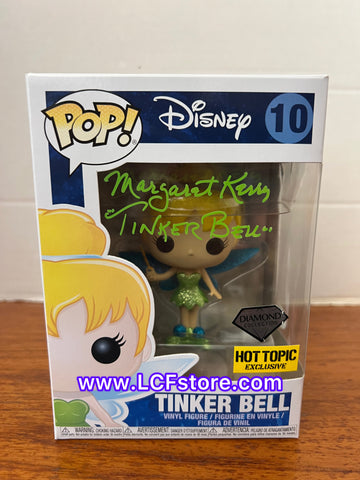 Funko POP! Disney: Tinker Bell (Signed/Margaret Kerry/JSA)(Hot Topic)(Diamond)
