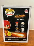 Funko Pop! #1101 The Flash Glows Funko Shop Exclusive DC w/ Protector *Vaulted*