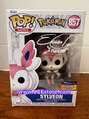 Funko Pop! Pokemon Sylveon #857 SIGNED & JSA Authenticated Wondercon Exclusive