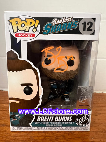 San Jose Sharks Brent Burns autograph POP!