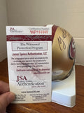 Y.A. YA Tittle SIGNED San Francisco 49ers Mini Helmet HOF 71 JSA  Authentication