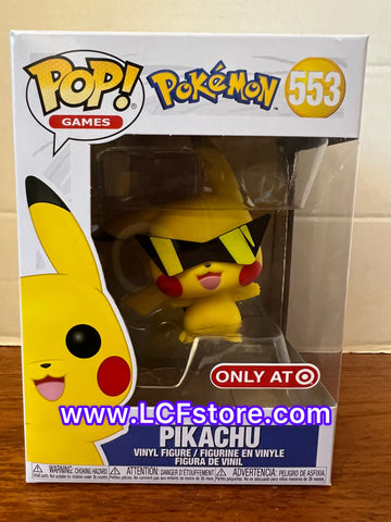 Funko Pop! Vinyl: Pikachu #553 Pokémon Collectible Custom POP!