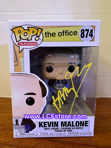 Funko Pop! The Office: Kevin Malone Signed Brian Baumgartner JSA COA