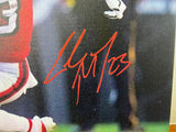 San Francisco 49ers Christian McCaffrey signed 11x14 Canvas Print