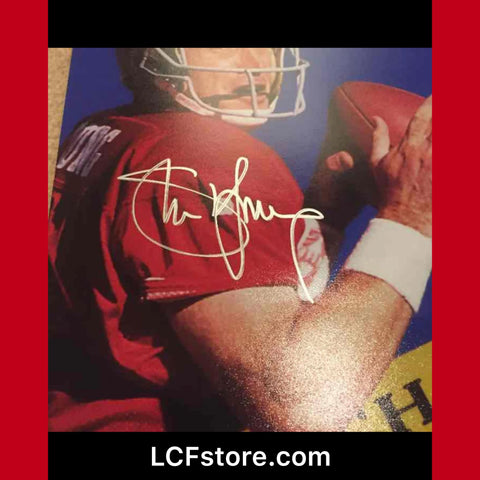 San Francisco 49ers legend Steve Young Autograph 16x20 photo