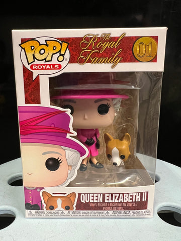 QUEEN ELIZABETH II FUNKO POP VINYL FIGURE ROYAL FAMILY: #01 QUEEN ELIZABRTH II