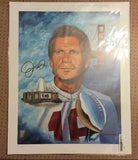 San Francisco 49ers legend Joe Montana Signed 16 x 20 lithograph
