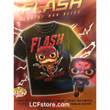 Lunch Box Exclusive The Flash POP and Tee Shirt Combo