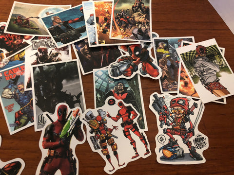 Lot of 38 pieces of Deadpool Stickers
