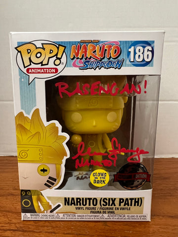 Maile Flanagan signed Naruto (Six Path)Glow in the dark Speciality Edition Funko POP!