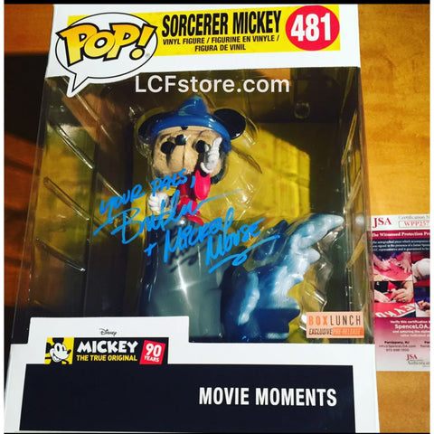 Sorcerer Mickey Mouse Moment POP Signed by Bret Iwan