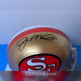 San Francisco 49ers Legend Joe Montana signed mini helmet