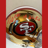 SF 49ers Nick Bosa signed Mini Chrome Speed Helmet
