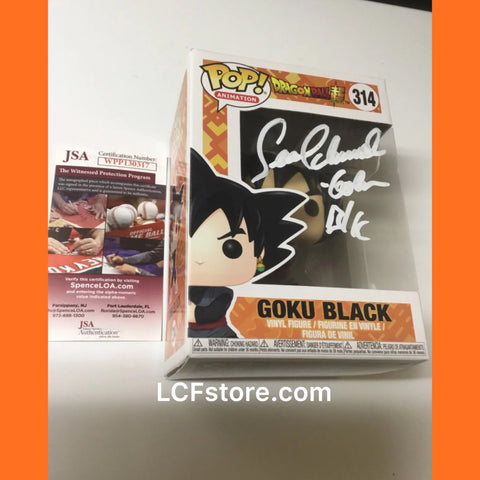 Sean Schemmel Autograph Funko POP Goku Black
