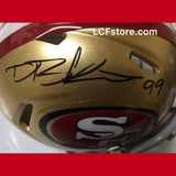 San Francisco 49ers Deforest Buckner Signed Mini Helmet