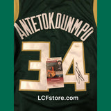 Milwaukee Bucks Giannis Antekounmpo Autograph Jersey