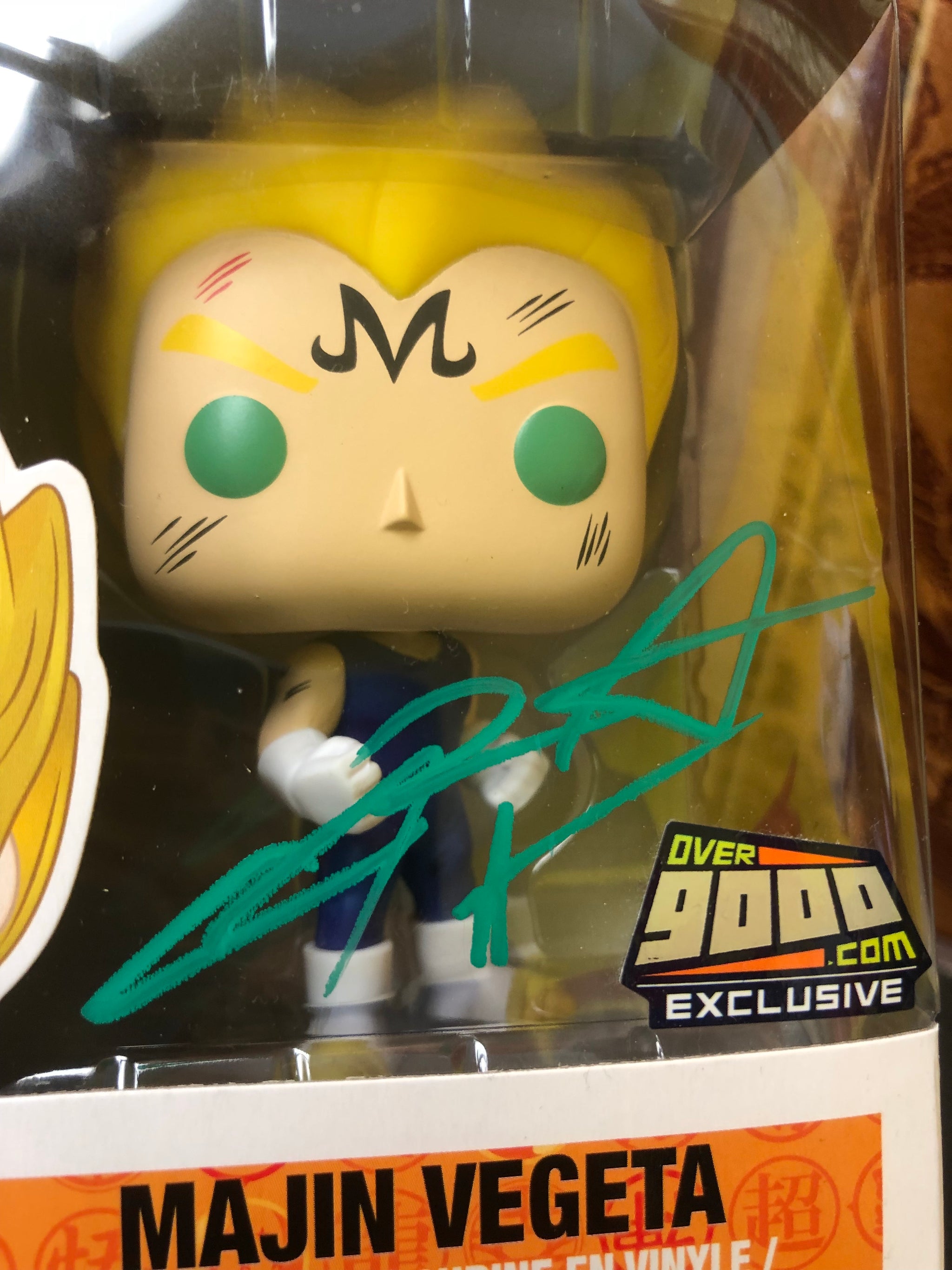 Majin Vegeta funko pop high quality Signed by Chris Sabat