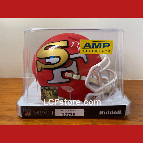 San Francisco 49ers George Kittle Signed Mini Helmet