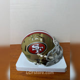 San Francisco 49ers George KIttle Signed Camo Alt Riddell Speed Mini Helmet