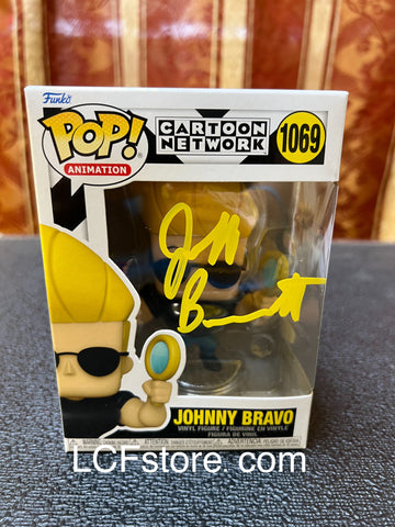 Jeff Bennett signed Cartoon Network Johnny Bravo Funko POP!