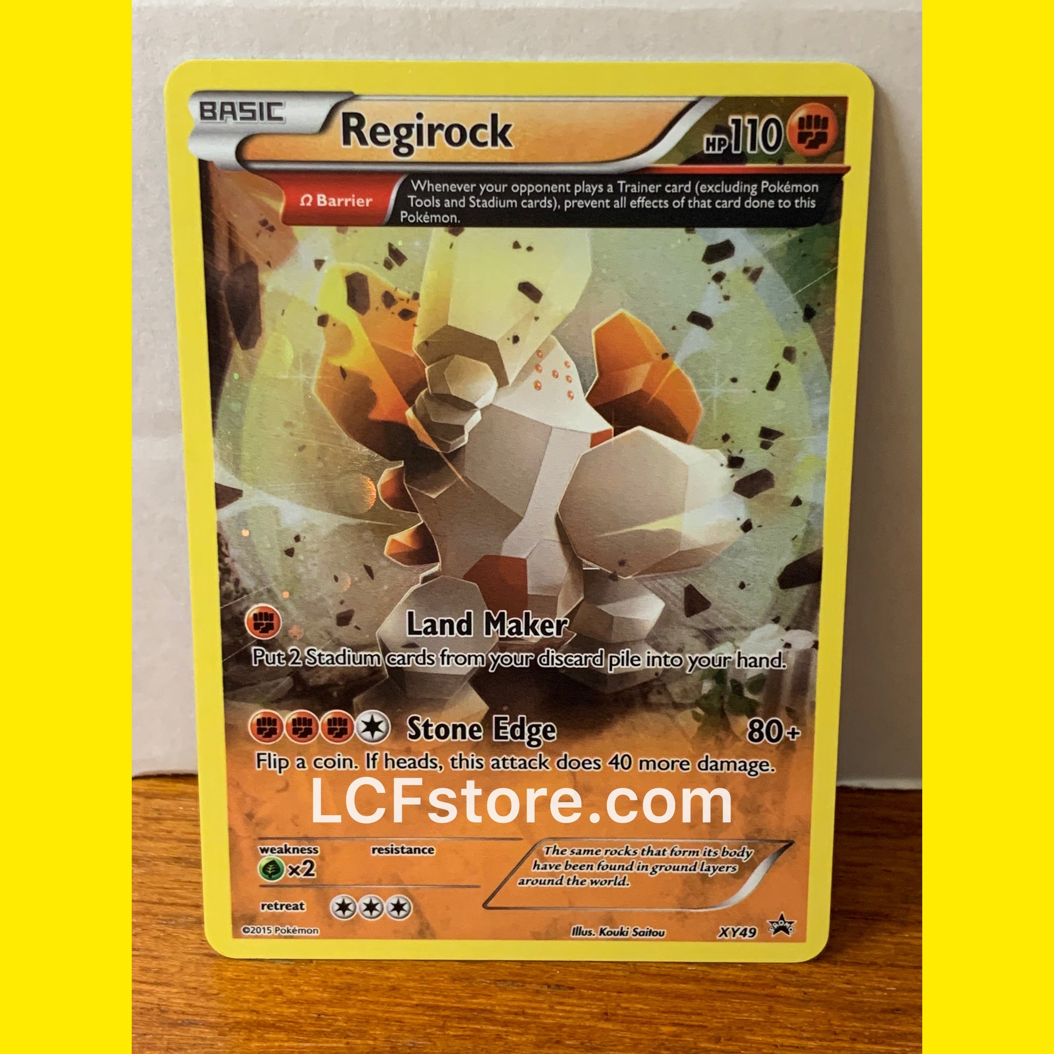 Pokémon Regirock XY49 Holo Card – LCFStore.com