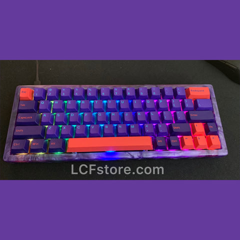 Custom Purple Mechanical Keyboard