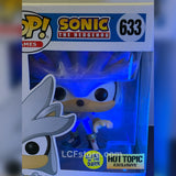 FUNKO POP! SONIC THE HEDGEHOG SILVER #633 NEW EXCLUSIVE GLOW IN THE DARK GAMES