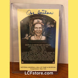Don Sutton autograph 4x6 Hall Of Fame Post Card