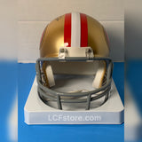 San Francisco 49ers Legend Joe Montana signed mini helmet