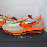 Sacai x Clot x Nike LDWaffle 'Net Orange Blaze'