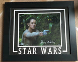 Star Wars Daisy Ridley autographed Framed Photo