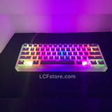 RGB Underglow White Custom Keyboard
