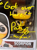 Patrick Seitz signed Scorpion Funko POP!