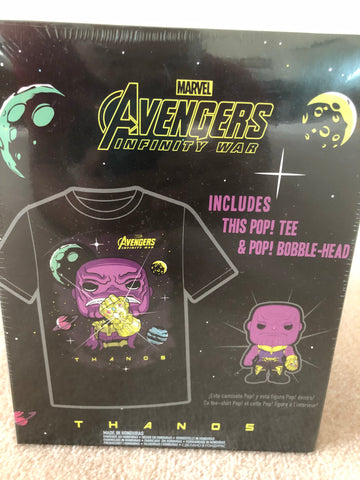 Marvel Avengers Thanos POP! and Tee Shirt