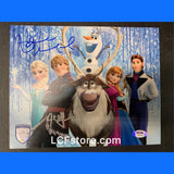 Disney Frozen 8x10 Photo signed by Idina Menzel and Jonathan Groff.