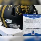 Deion Sanders San Francisco 49ers Autographed Riddell Eclipse Alternate Speed Mini Helmet