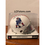 New England Patriots Hall Of Famer John Hannah Autograph Mini Helmet