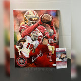 San Francisco 49ers Deebo Samuel signed 11 x 14 custom photo