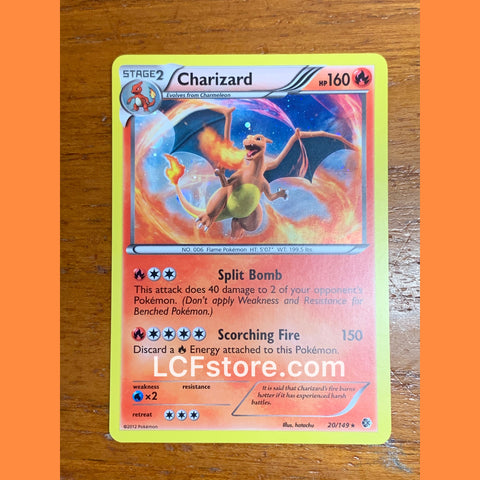 Charizard 20/149 Rare Holo Card