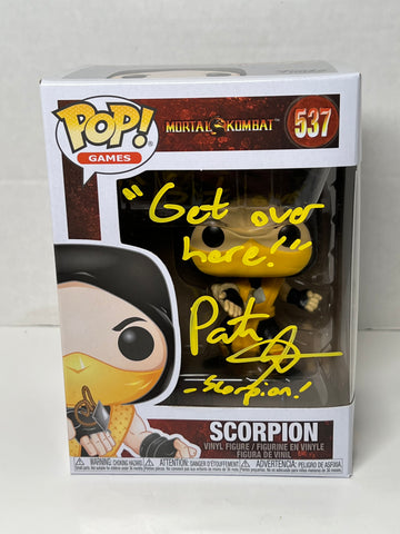 Patrick Seitz signed Scorpion Funko POP!