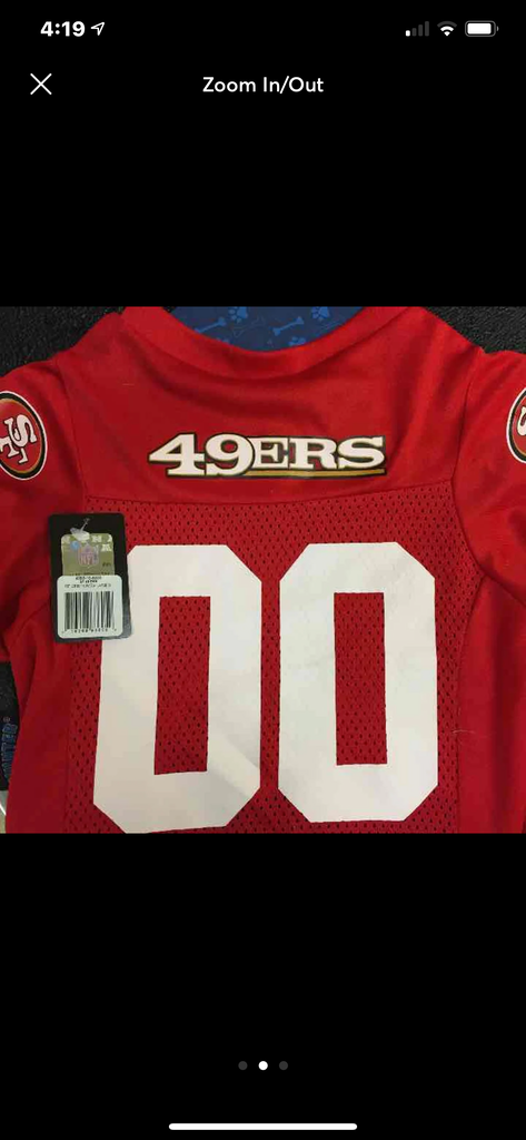 San Francisco 49ers Pet Jersey –