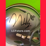 Ohio State and San Francisco 49ers Star Rookie Nick Bosa Signed Mini Football Helmet