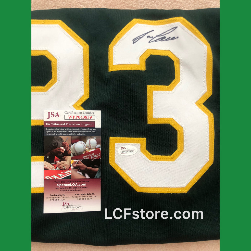 Jose Canseco signed jersey JSA Oakland Athletics Autographed