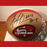 San Francisco 49ers legend Fred Dean Autograph Mini Helmet