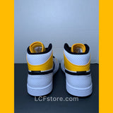 Nike Air Jordan 1 Mid 'Perforated - White University Gold'
