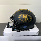 Deion Sanders San Francisco 49ers Autographed Riddell Eclipse Alternate Speed Mini Helmet
