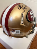 SF 49ers Christian McCaffrey autograph Mini Helmet